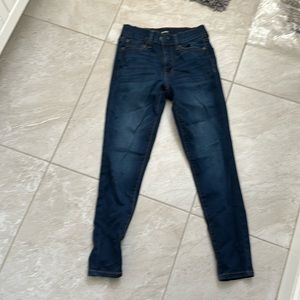 Aero dark wash skinny jeans - 000 Short
